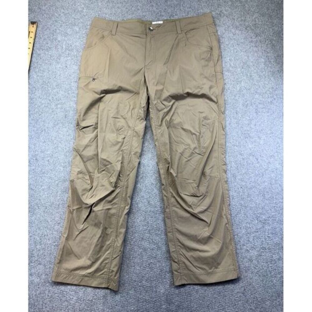 Marmot Pants Mens Size 38x29 Tan Lightweight‎ Stretch Hiking Camping Outdoor EUC